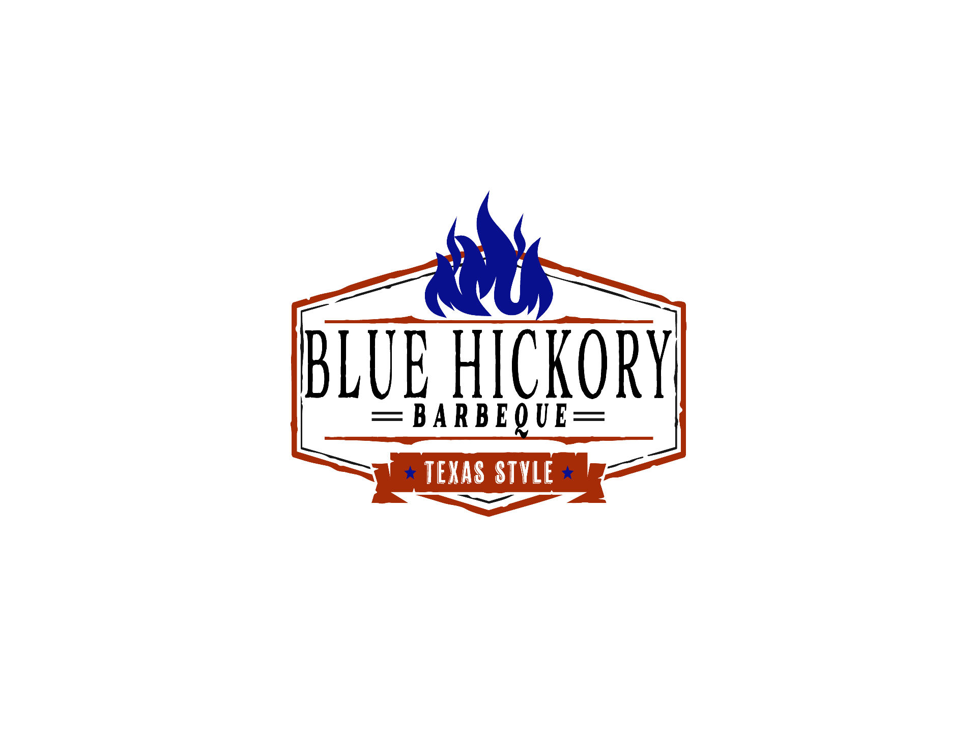 Blue Hickory Barbeque logo